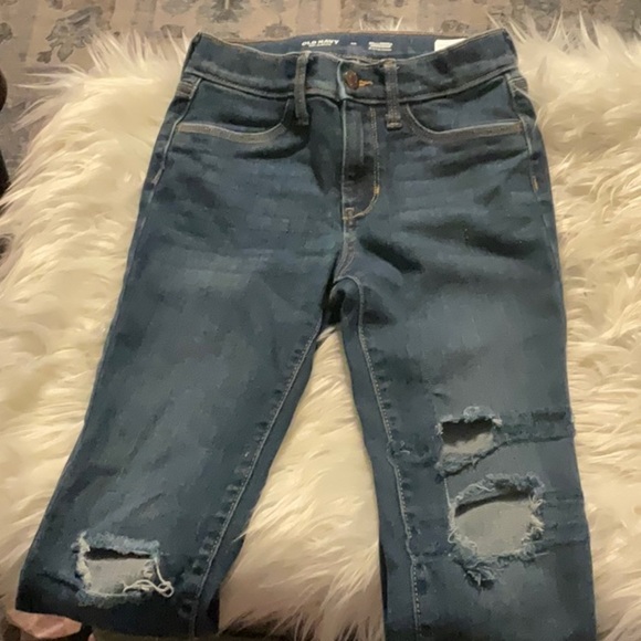 Old Navy Other - Old Navy Blue Distressed Jeans